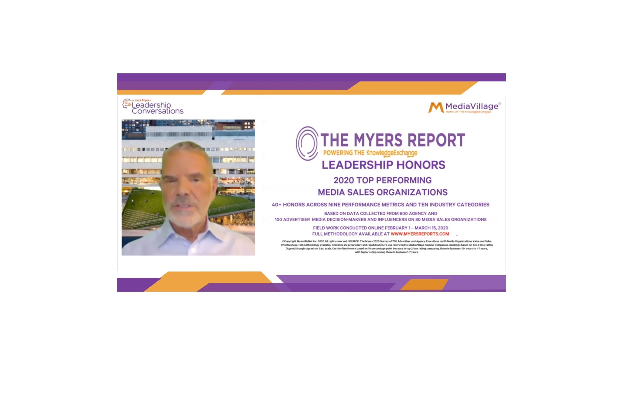 Cover image for  article: Watch Now: The Myers Report to the Media Industry