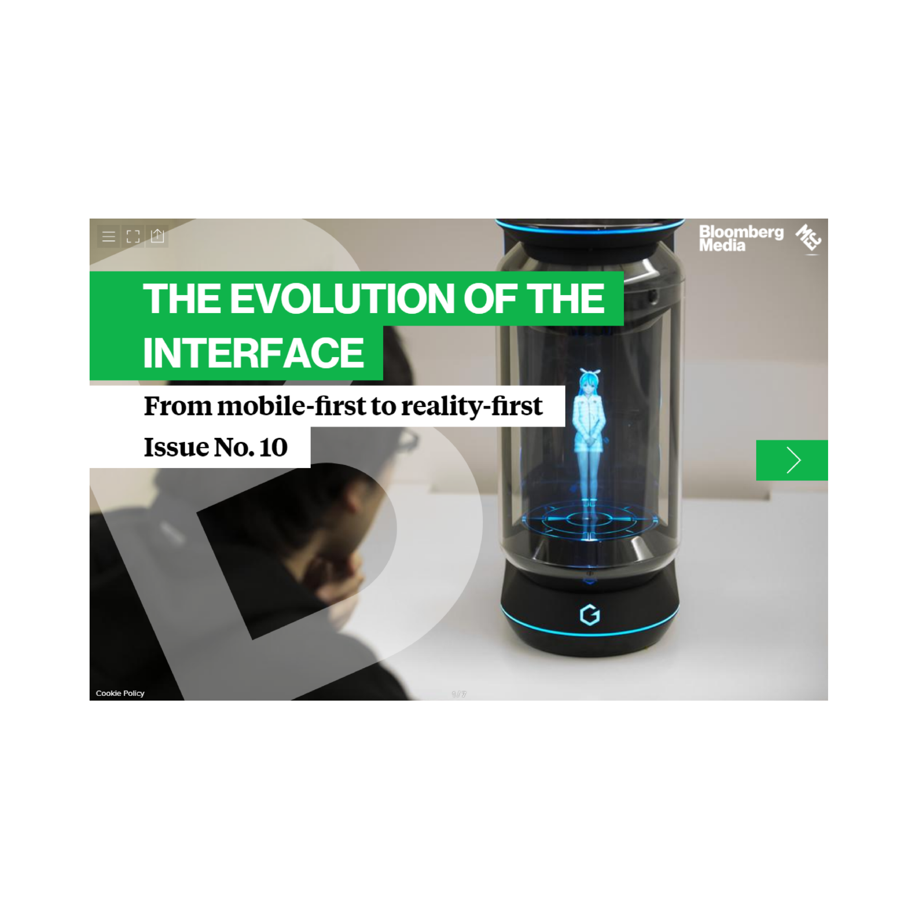Cover image for  article: The Evolution of the Interface -- From Mobile-First to Reality First 