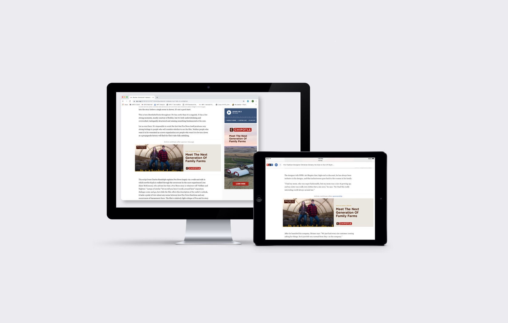 Cover image for  article: NPM Creative Serves Up Award-Winning Creative for NPR Sponsors