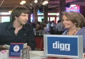 House Speaker Nancy Pelosi on "Digg Dialogg" Series Premiere