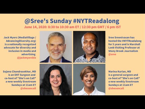 Cover image for  article: Watch on Demand: @Sree's #NYTReadalong with Jack Myers