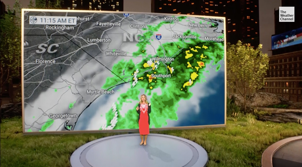 Cover image for  article: Virtual Weather: A Tour of The Weather Channel's New Cutting-Edge Studio
