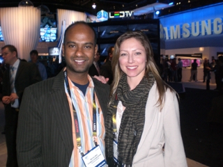 Tremor Media's Mukund Ramachandran and Shane Steele at CES